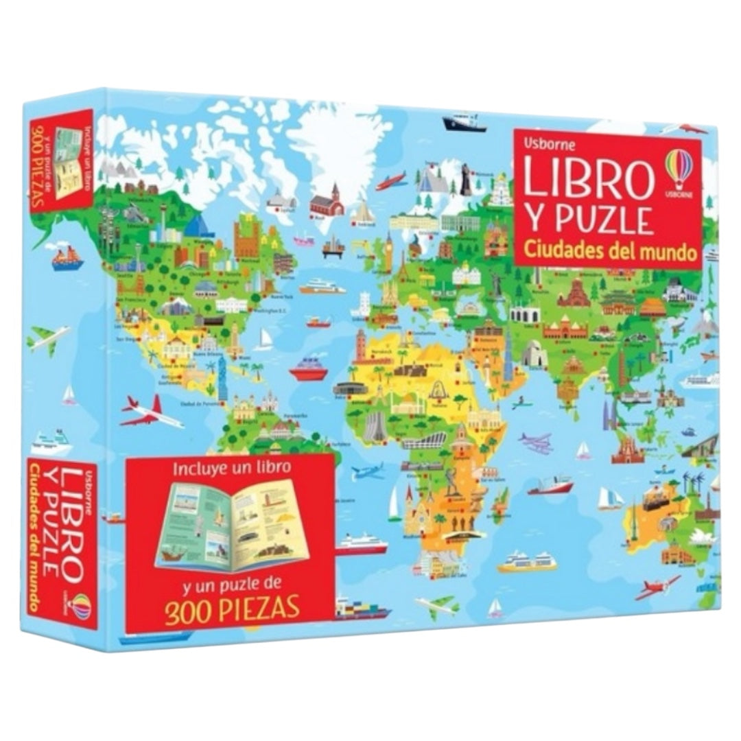 Ciudades del Mundo : Libro y Rompecabezas