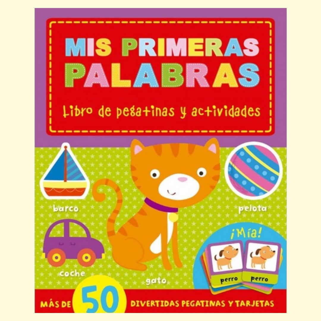 Mis Primeras Palabras: Libro de pegatinas y actividades