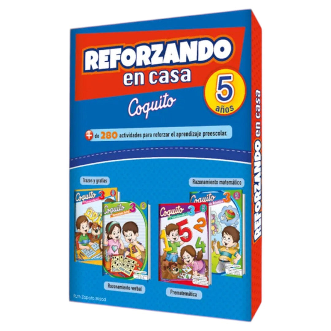 Pack Reforzando en Casa 5 años - Coquito
