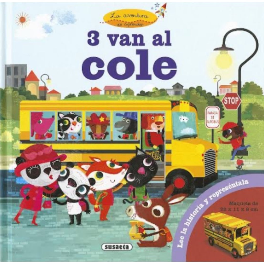 3 VAN AL COLE COL PANDA ZORRO Y BURRO