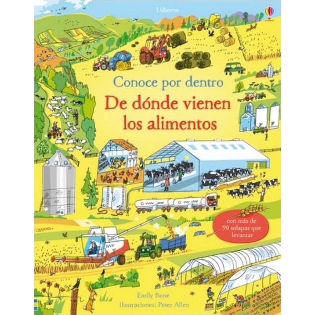 ¿De donde vienen los alimentos? Con solapas