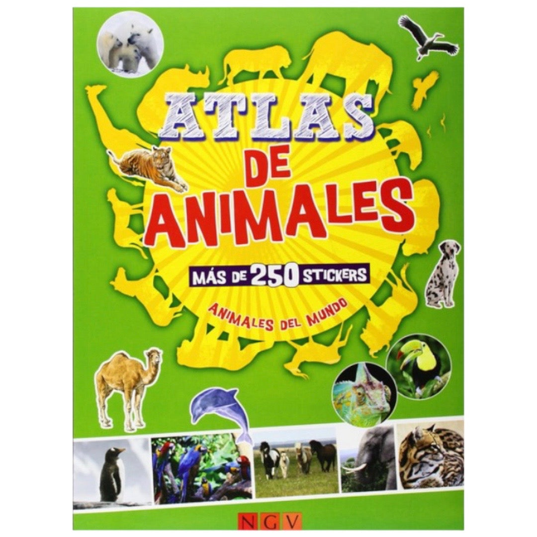 Atlas de los Animales con stickers