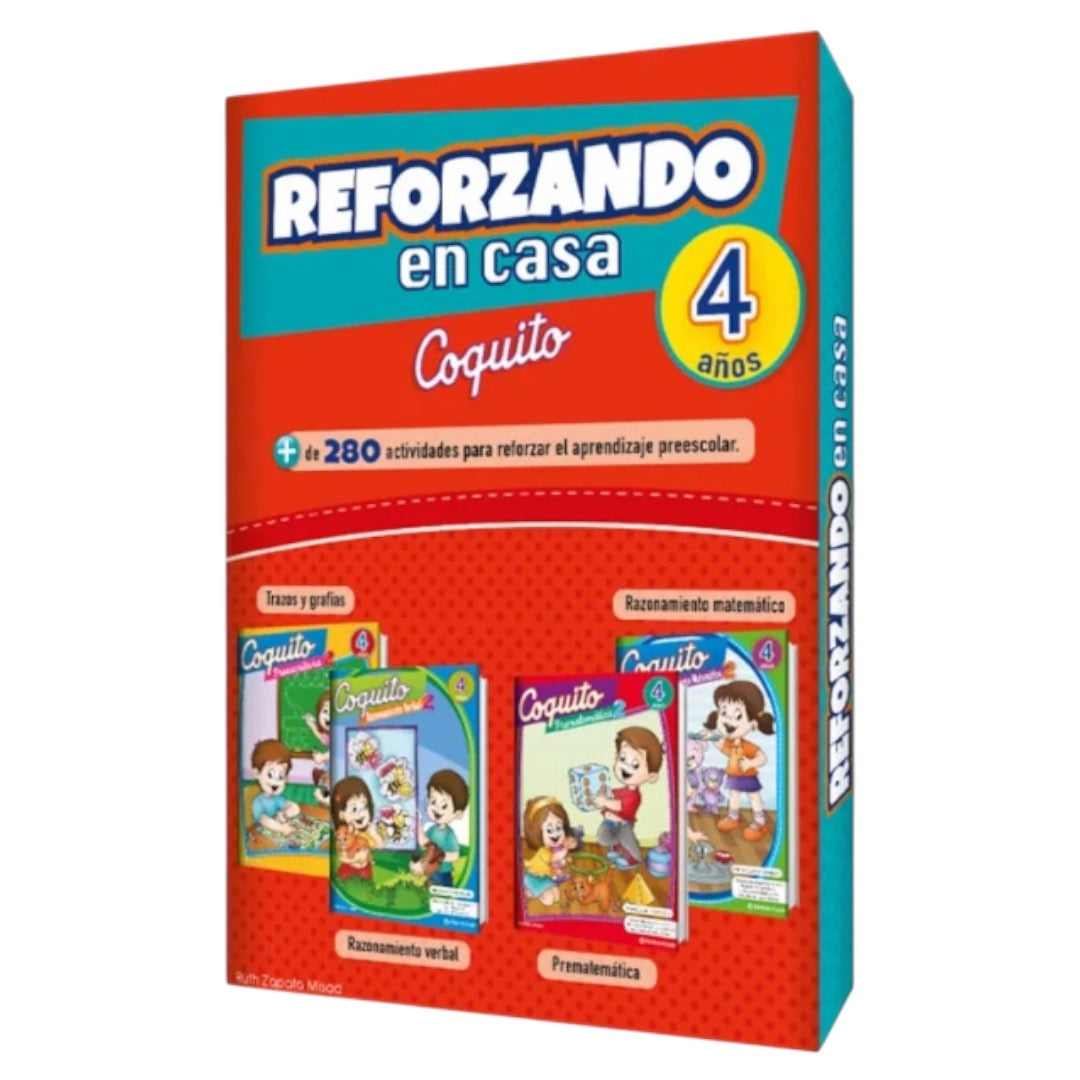 Pack Reforzando en Casa 4 años - Coquito