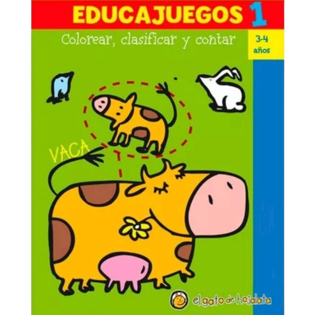 Educajuegos 1 - Colorear, clasificar y contar