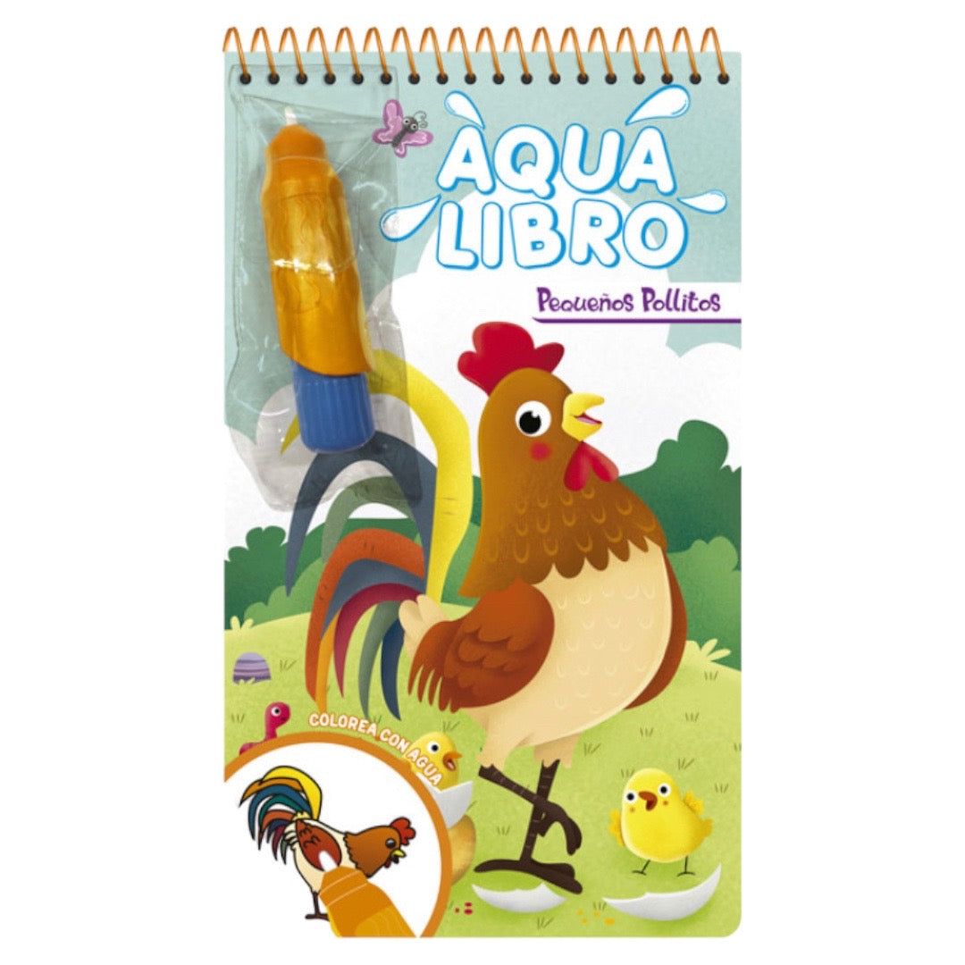 Aqua Libro - Pequeños Pollitos