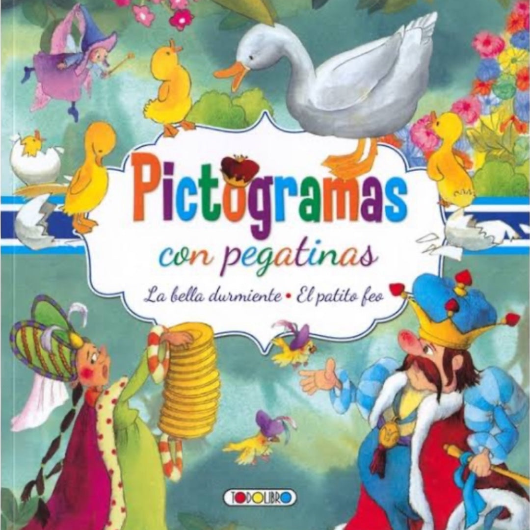 Pictogramas con Pegatinas (Bella Durmiente / Patito Feo)