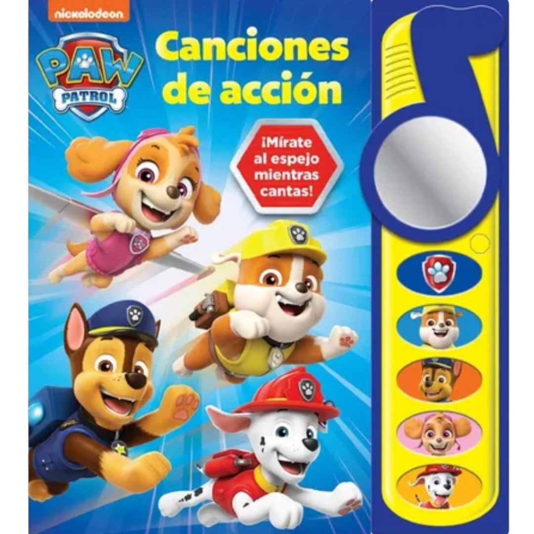 Libro Espejo con 5 canciones - Paw Patrol