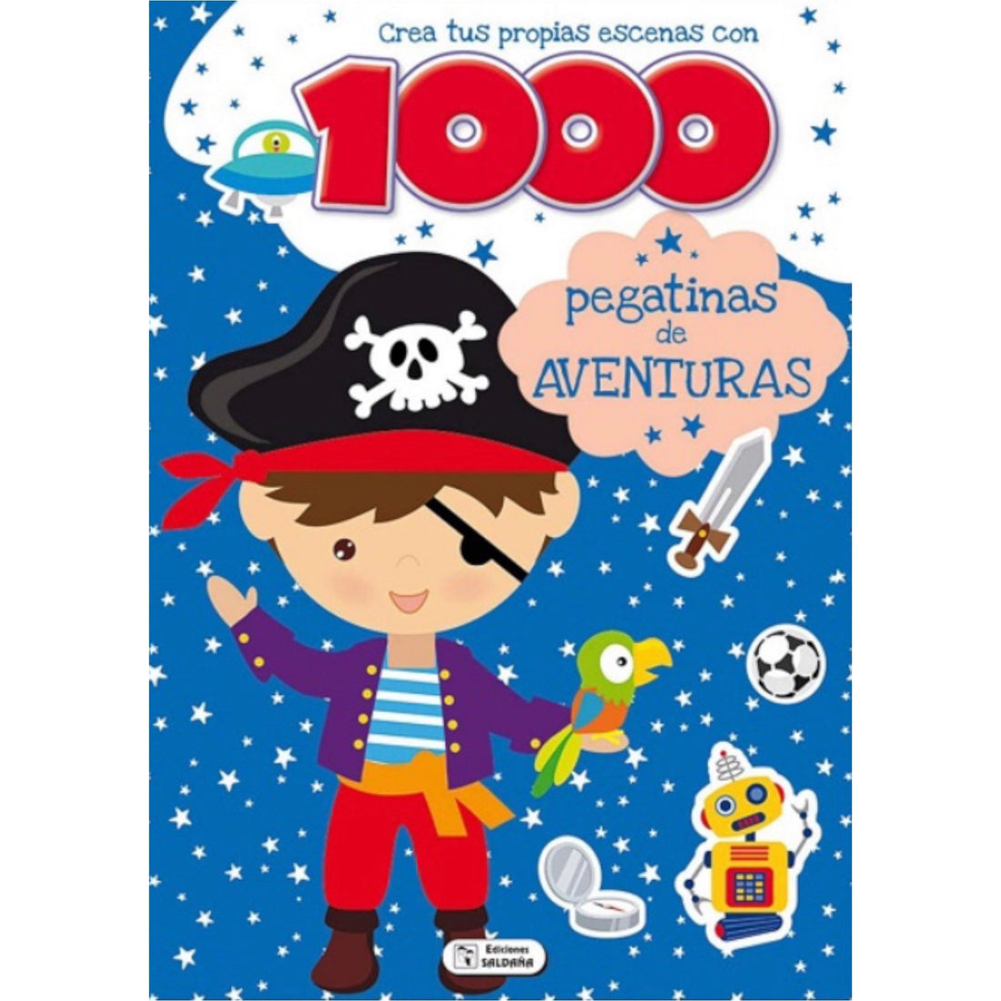 1000 Stickers Aventuras