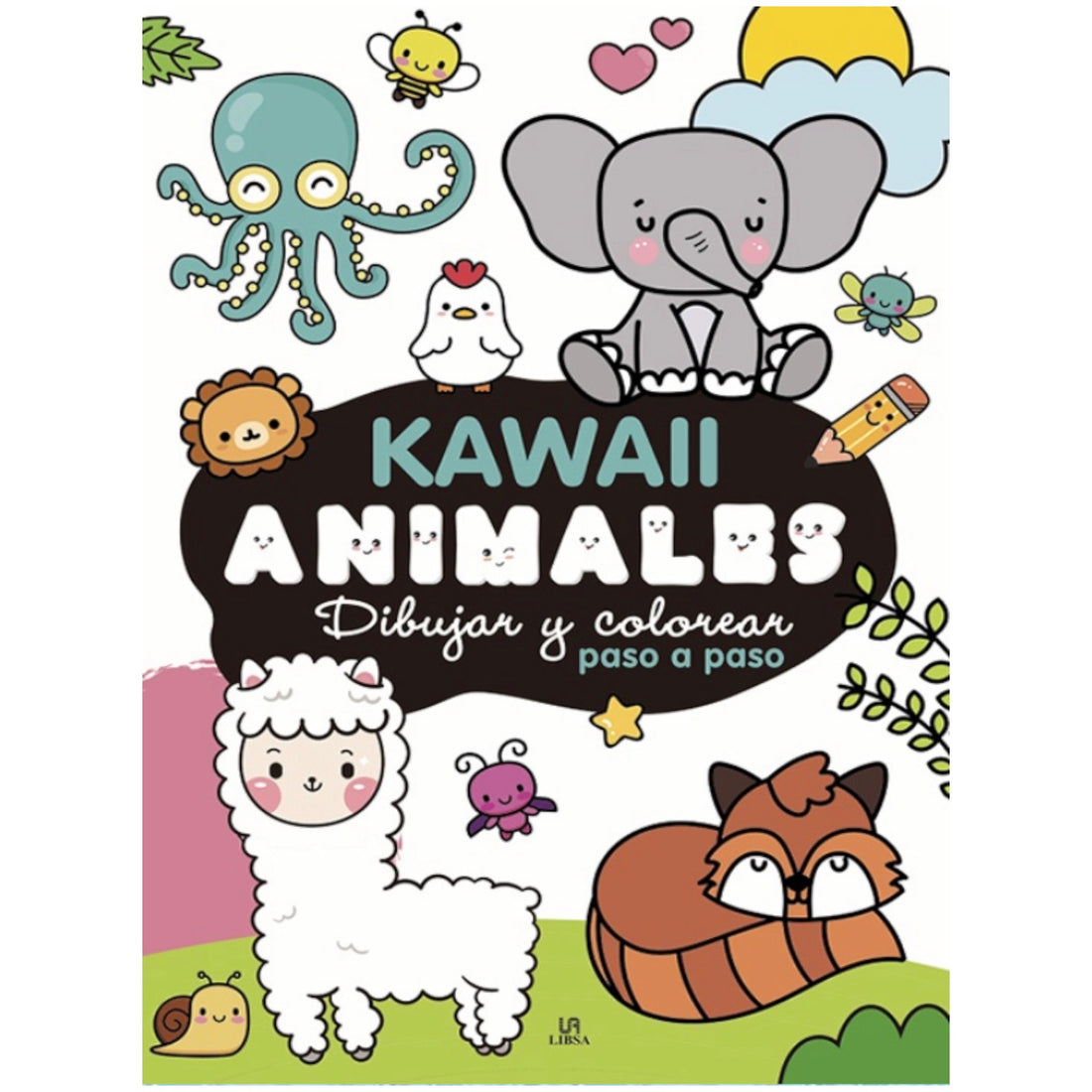 Kawaii Animales - Dibujar y Colorear Paso a Paso