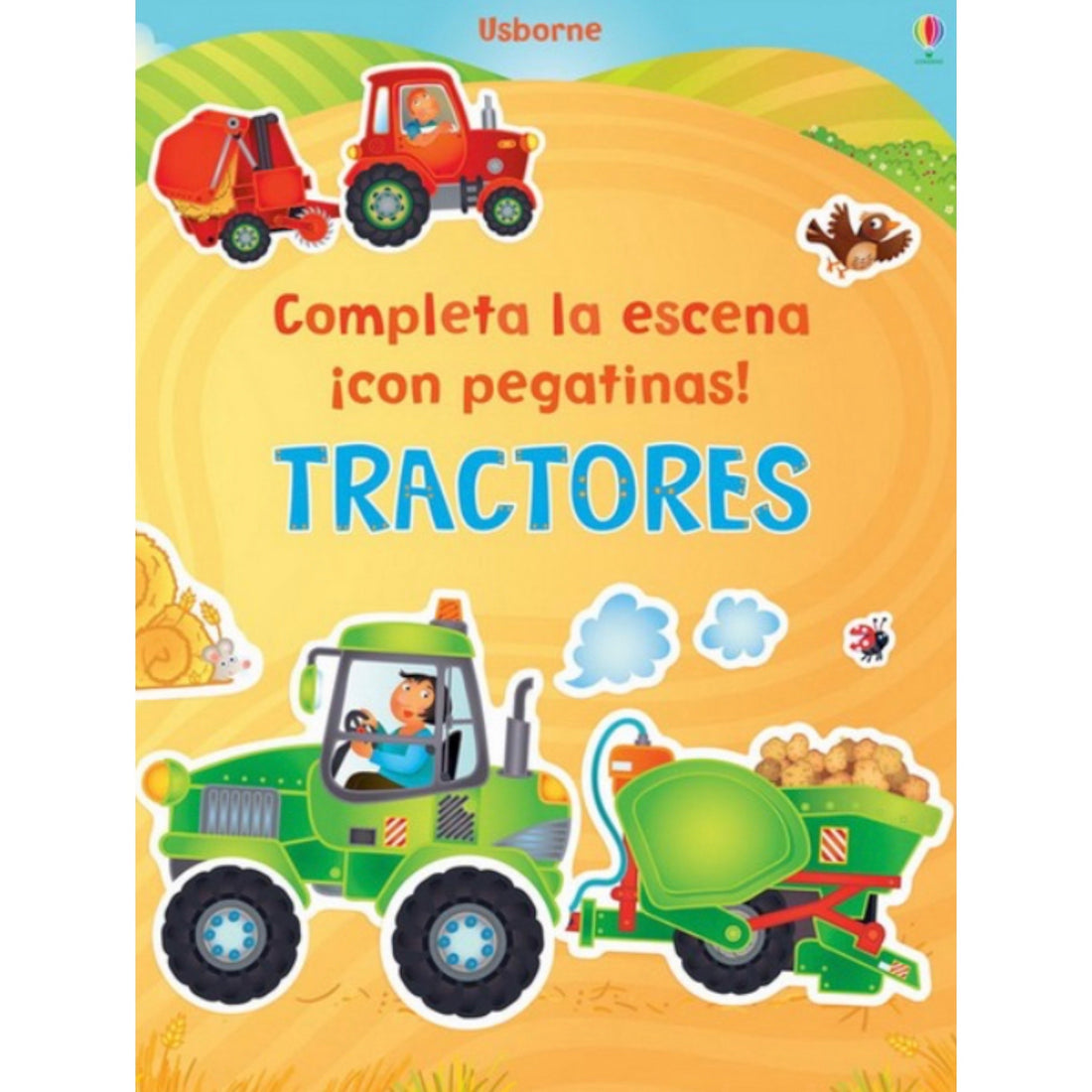Completa la Escena con Pegatinas- Tractores