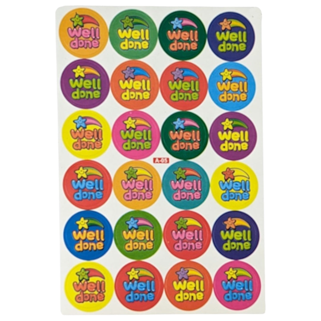 Láminas de Stickers - Bien hecho