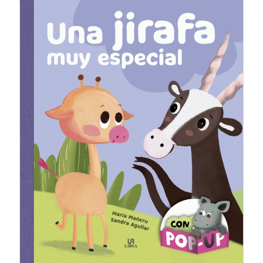 Una jirafa muy especial con Pop Up
