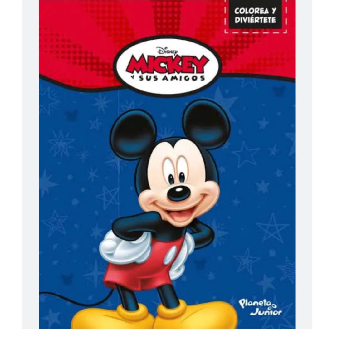 Colorea y Diviértete Mickey