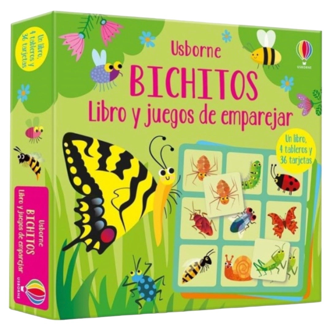 Bichitos Libro y Juegos de emparejar