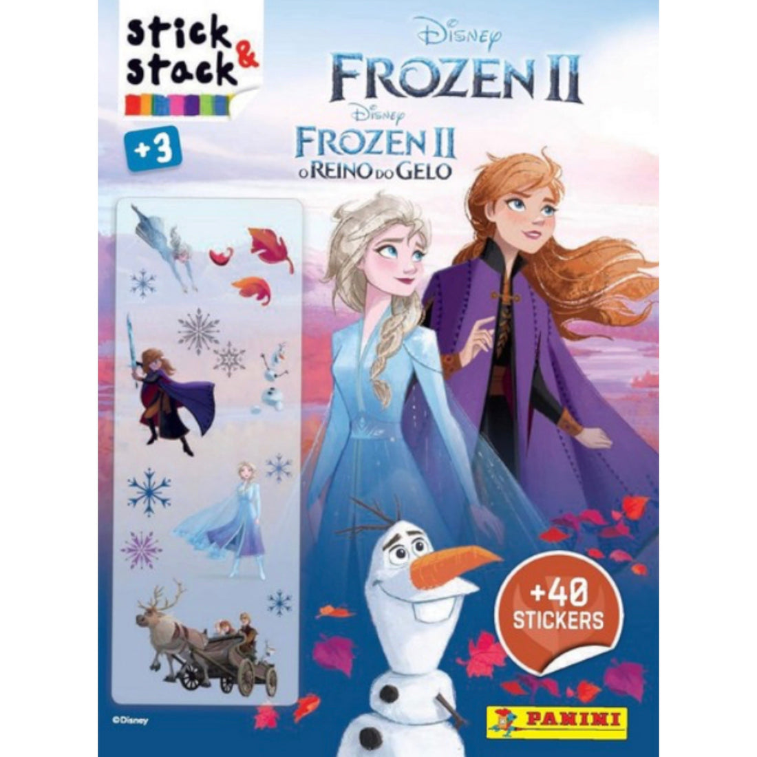 Libro para colorear Frozen II + Stickers