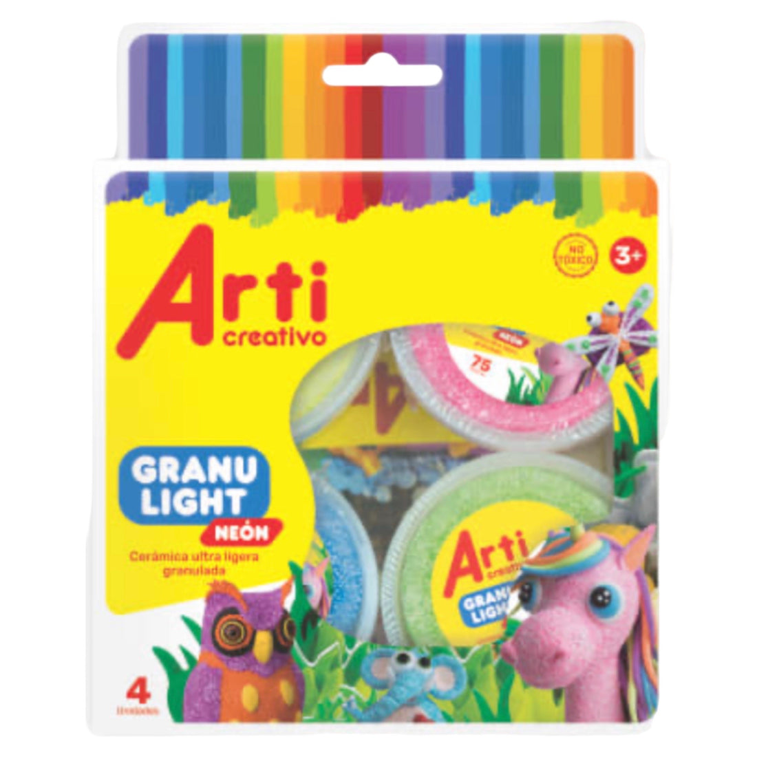 4 Unidades de Cerámica Granu Light - Colores Neón
