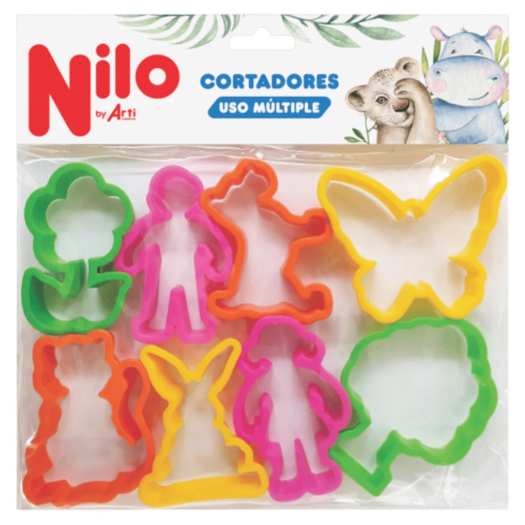 Cortadores x 8 Animalitos del Jardín