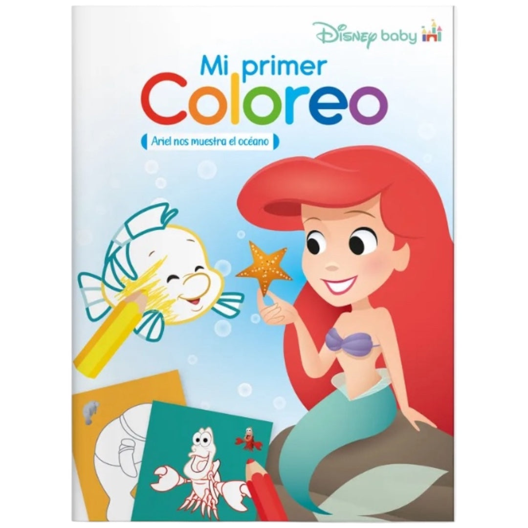 Mi primer coloreo: La Sirenita