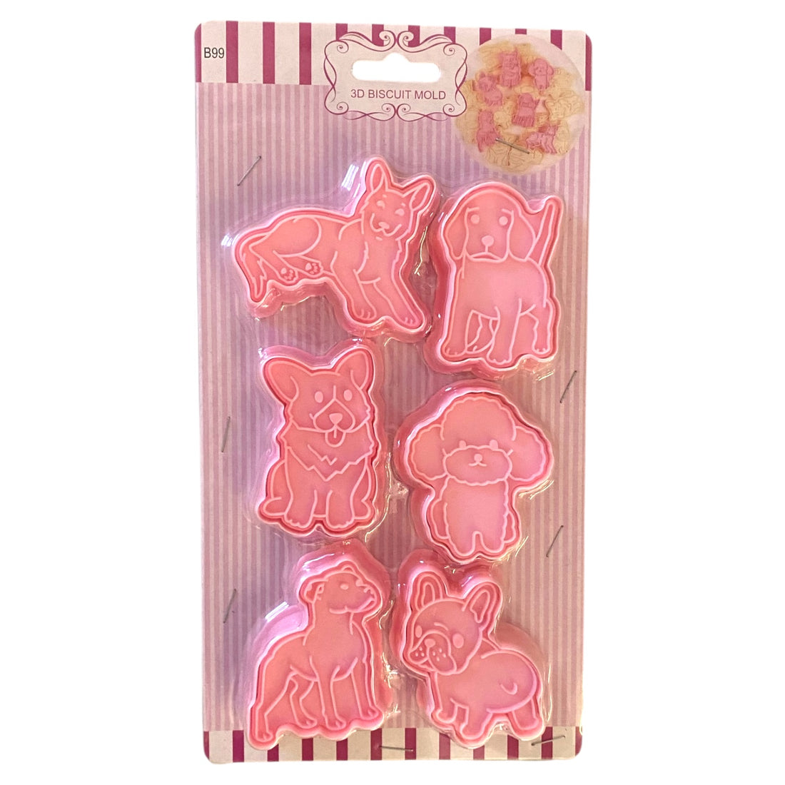6 Cortadores de Galletas - Perritos