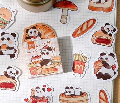 45 Stickers- Osos Pandas