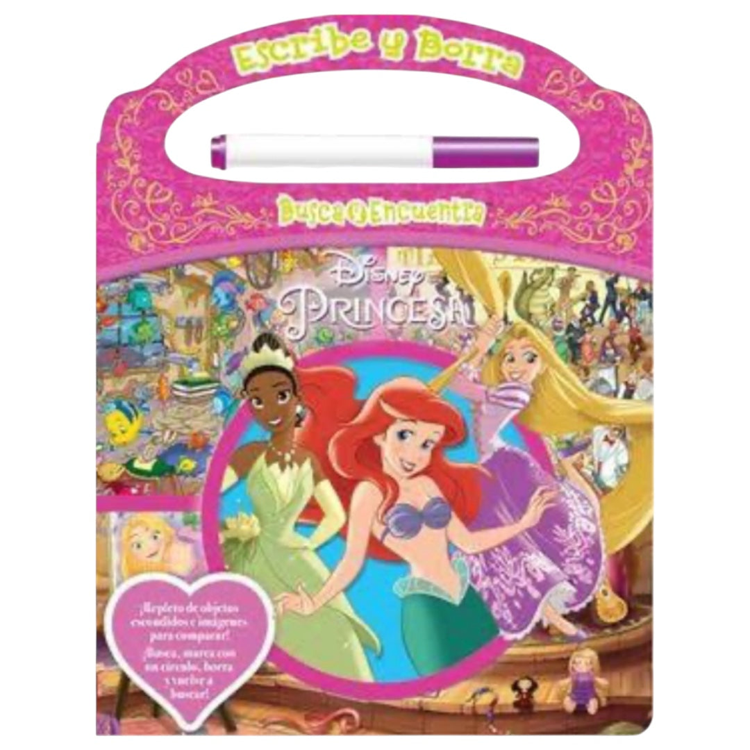 Escribe y Borra Princesas Disney