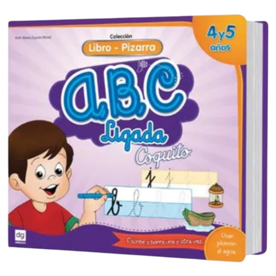 Libro Pizarra ABC Ligada, Coquito