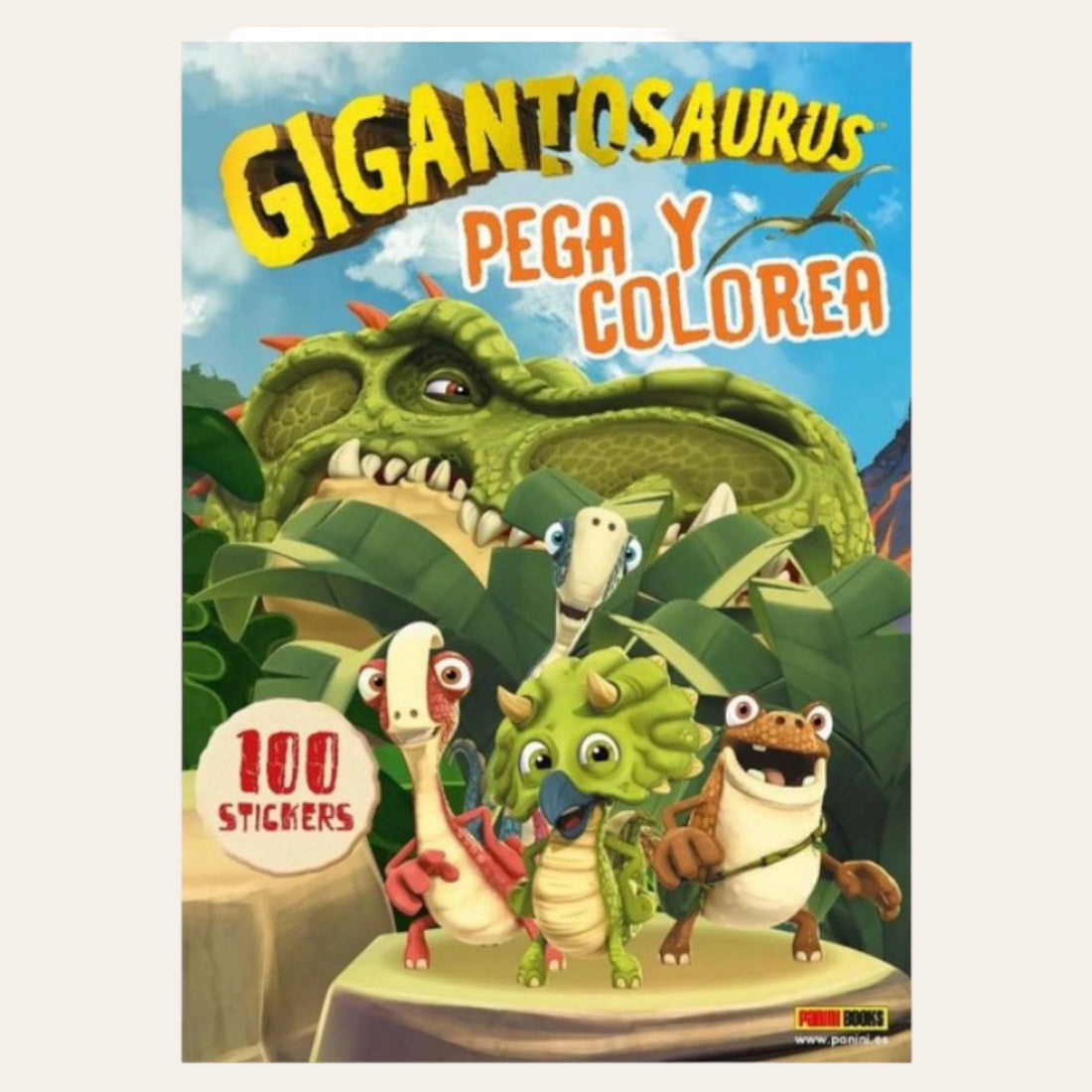 Gigantosaurus Pega y Colorea - Libro de Actividades