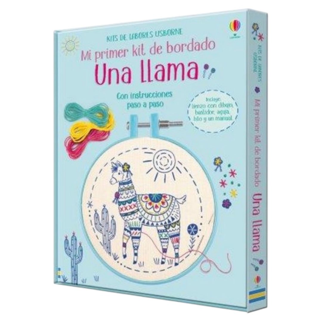 UNA LLAMA MI PRIMER KIT DE BORDADO