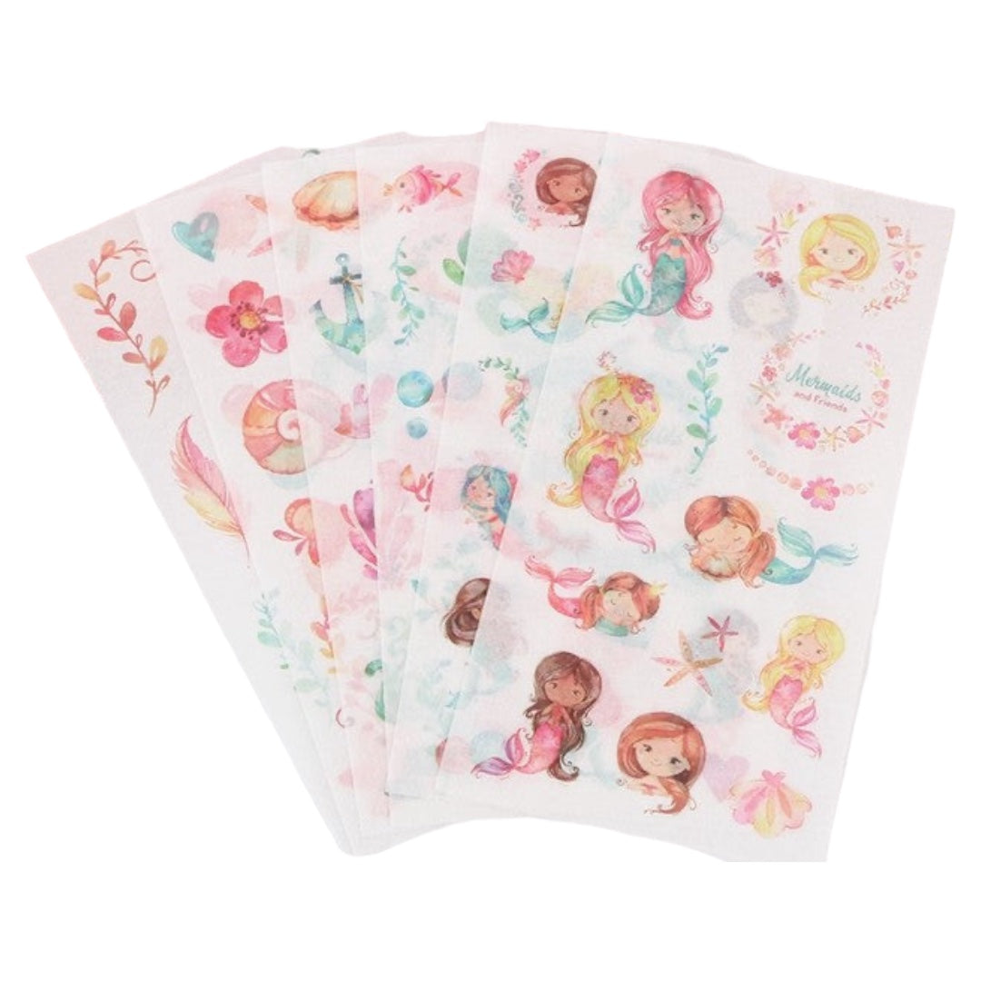 Láminas de Stickers - Sirenas