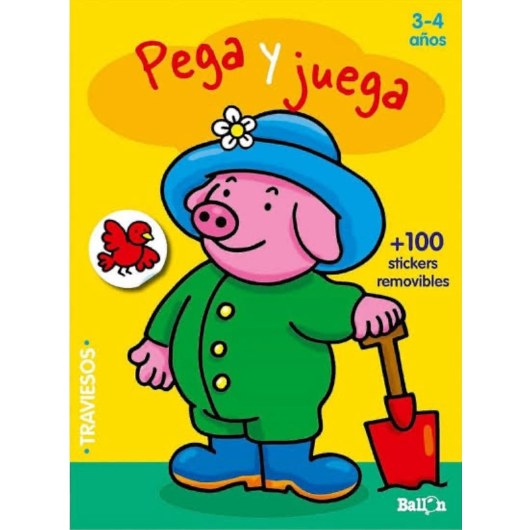 Pega y Juega - Stickers Removibles 3-4 años