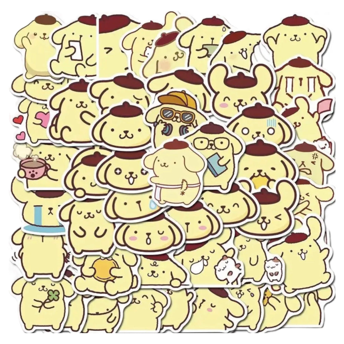 40 Stickers- Pom Pom Purim