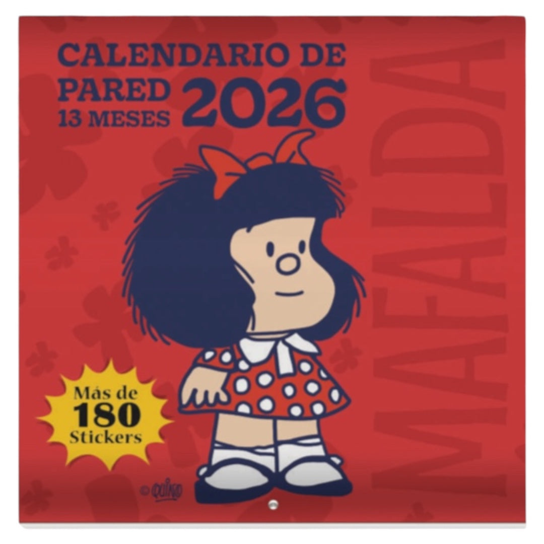 Calendario Mafalda Pared 2026