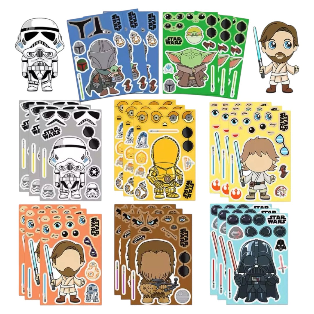 Láminas de Stickers - Star Wars