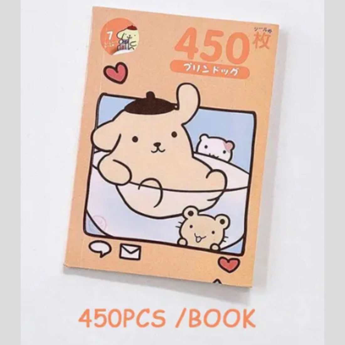 450 Stickers Pompompurin