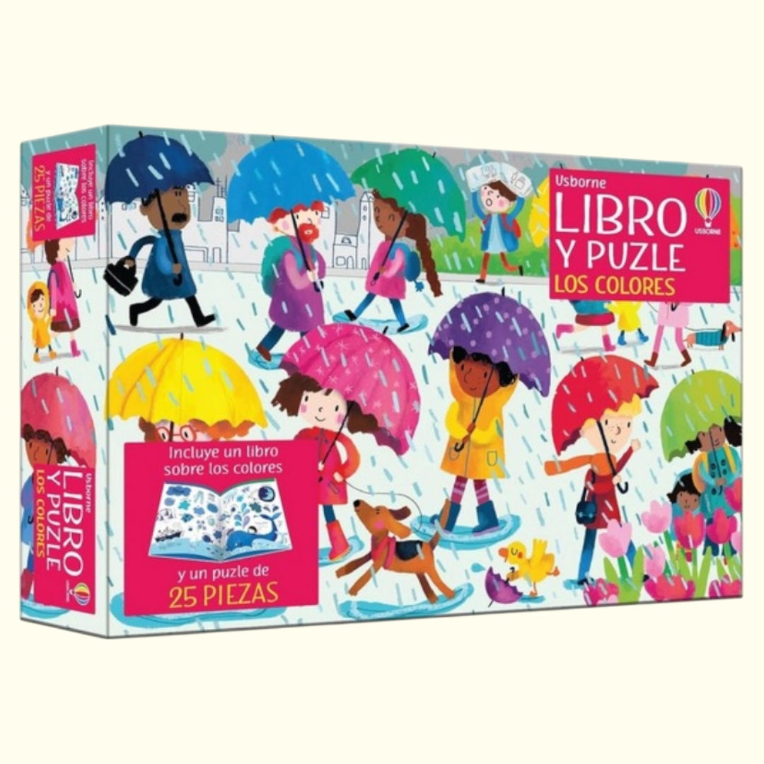 Los Colores : Libro y Rompecabezas