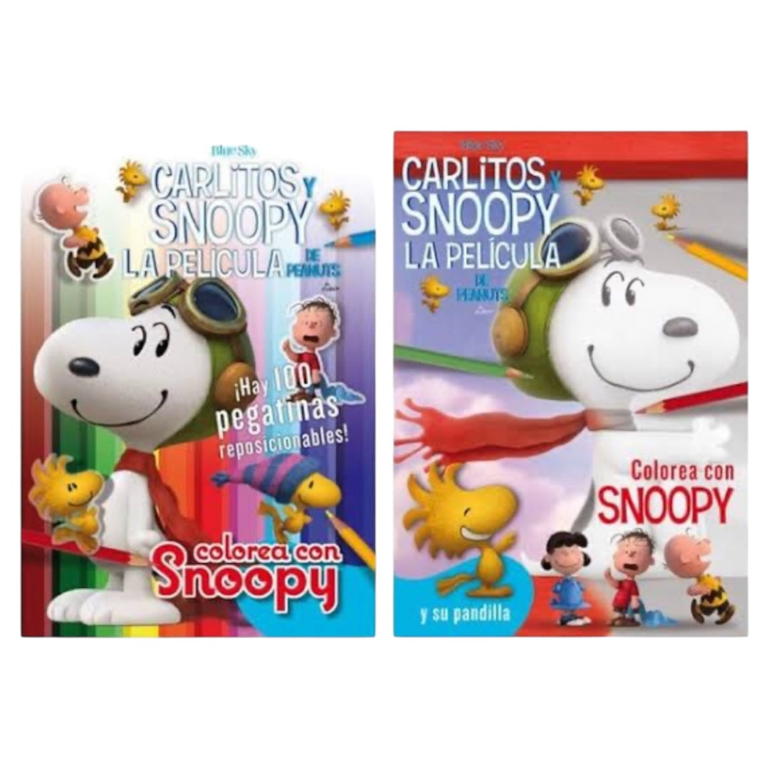 Libros para colorear Snoopy