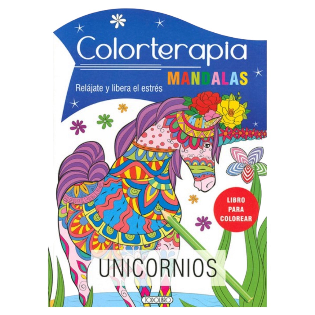 Libro para Colorear Mandalas - Unicornios