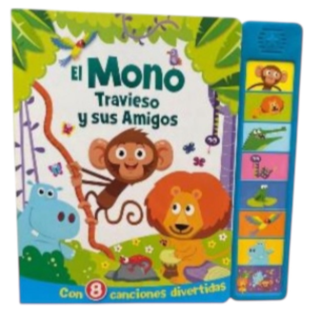 Mono Travieso : Libro con Sonidos