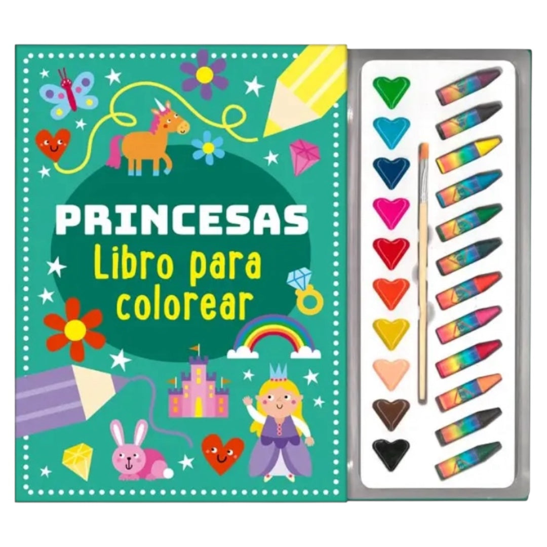Princesas – Libro para Colorear