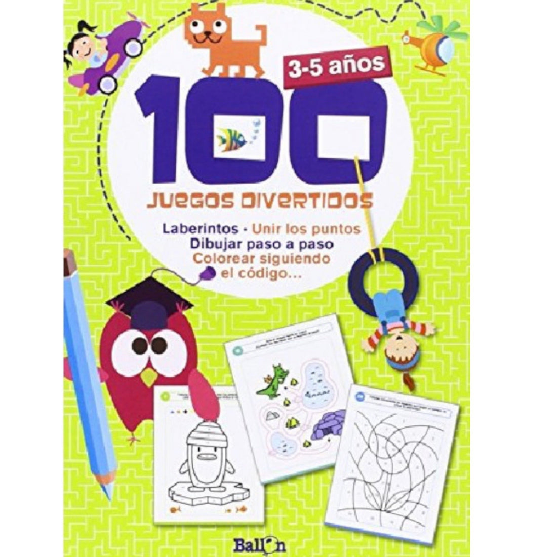 100 juegos Divertidos 3 a 5 años