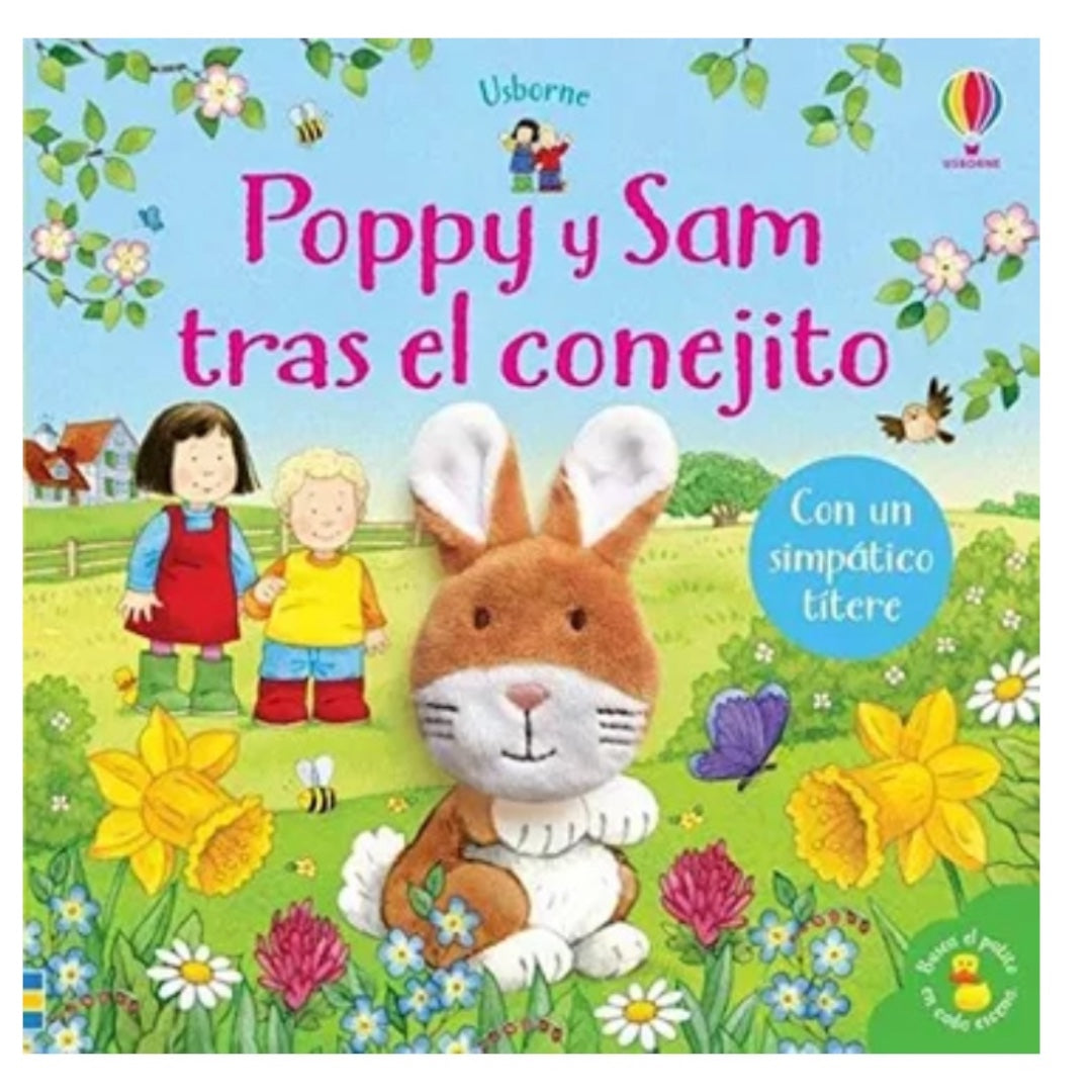Poppy y Sam Tras el Conejito