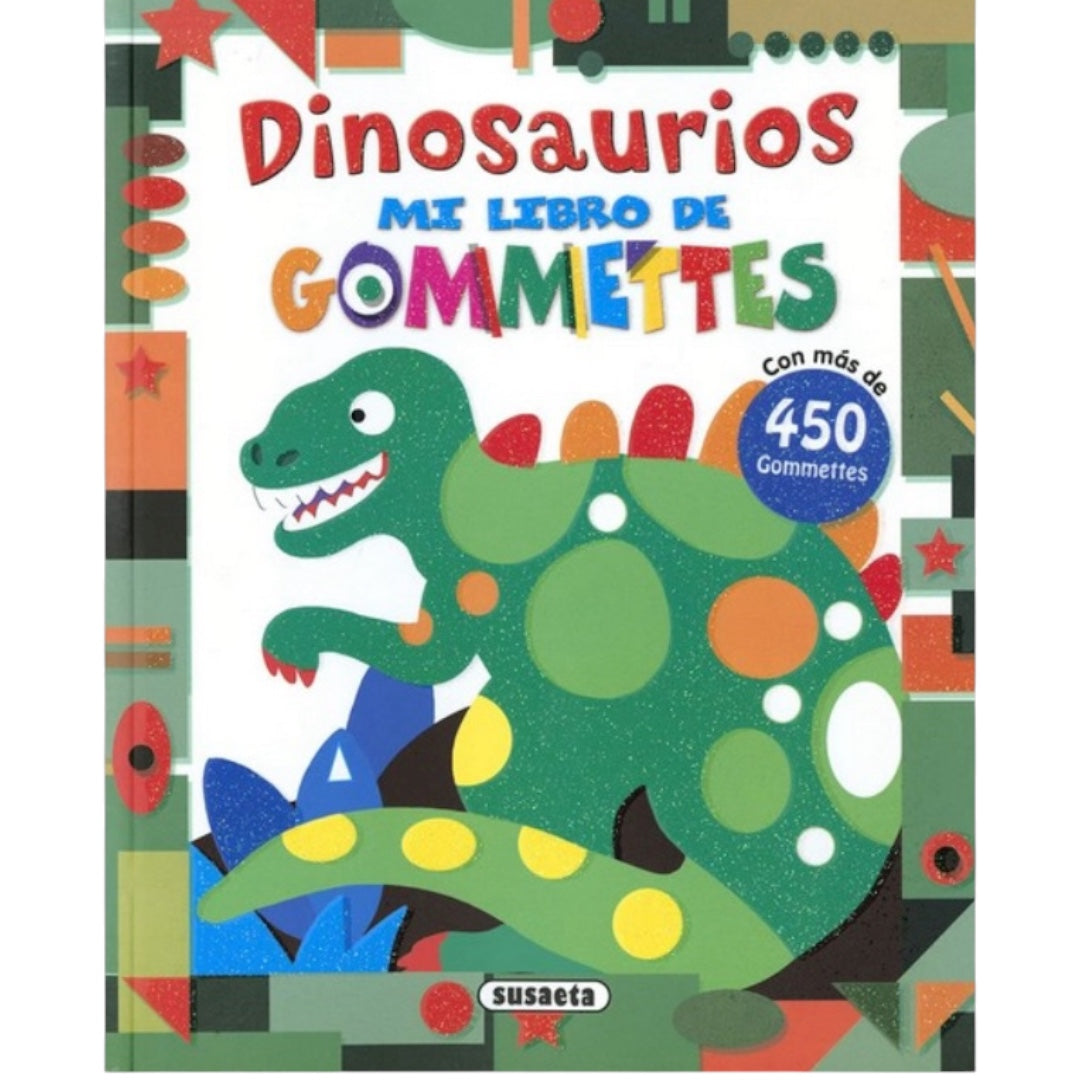 DINOSAURIOS MI LIBRO DE GOMMETTES