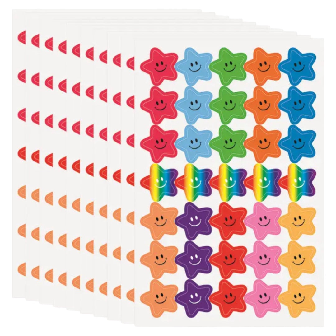 Láminas de Stickers - Estrellas Modelo 4
