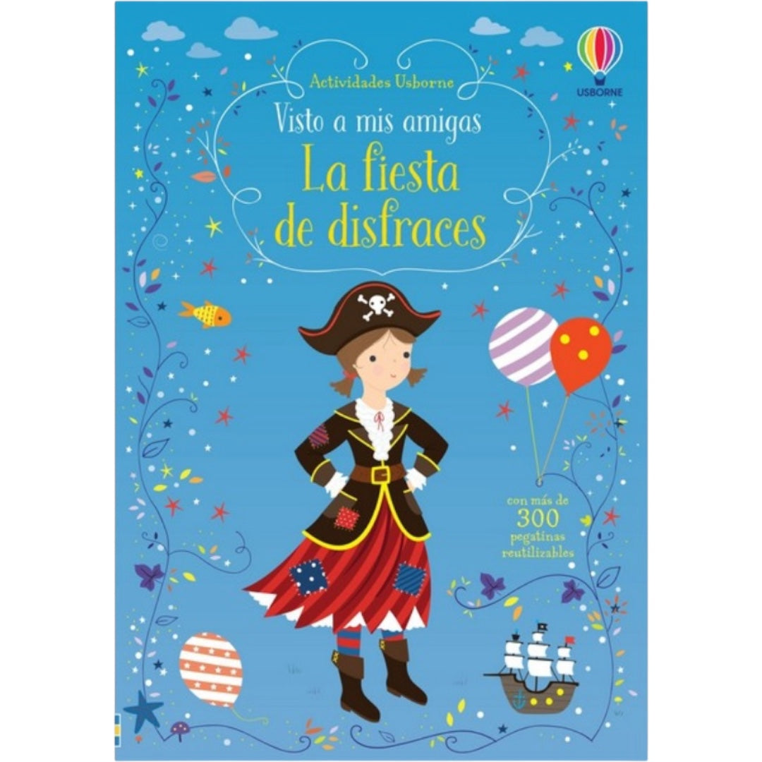 Libro de Pegatinas - Visto a mis amigas La Fiesta de Disfraces