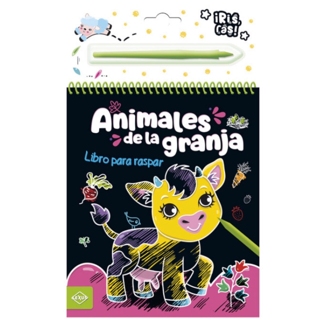 Libro para raspar - Animales de Granja