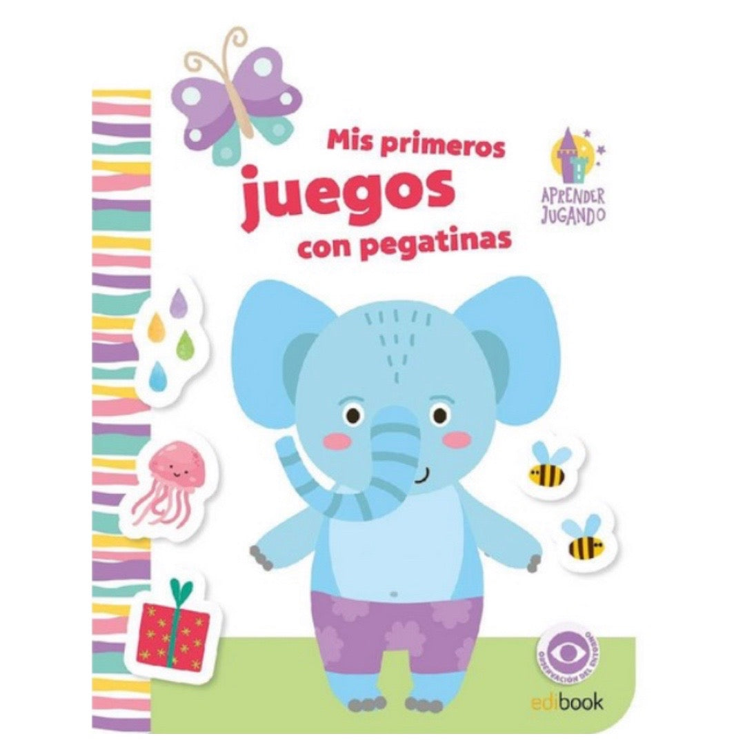 Mis primeros juegos con pegatinas- Elefante