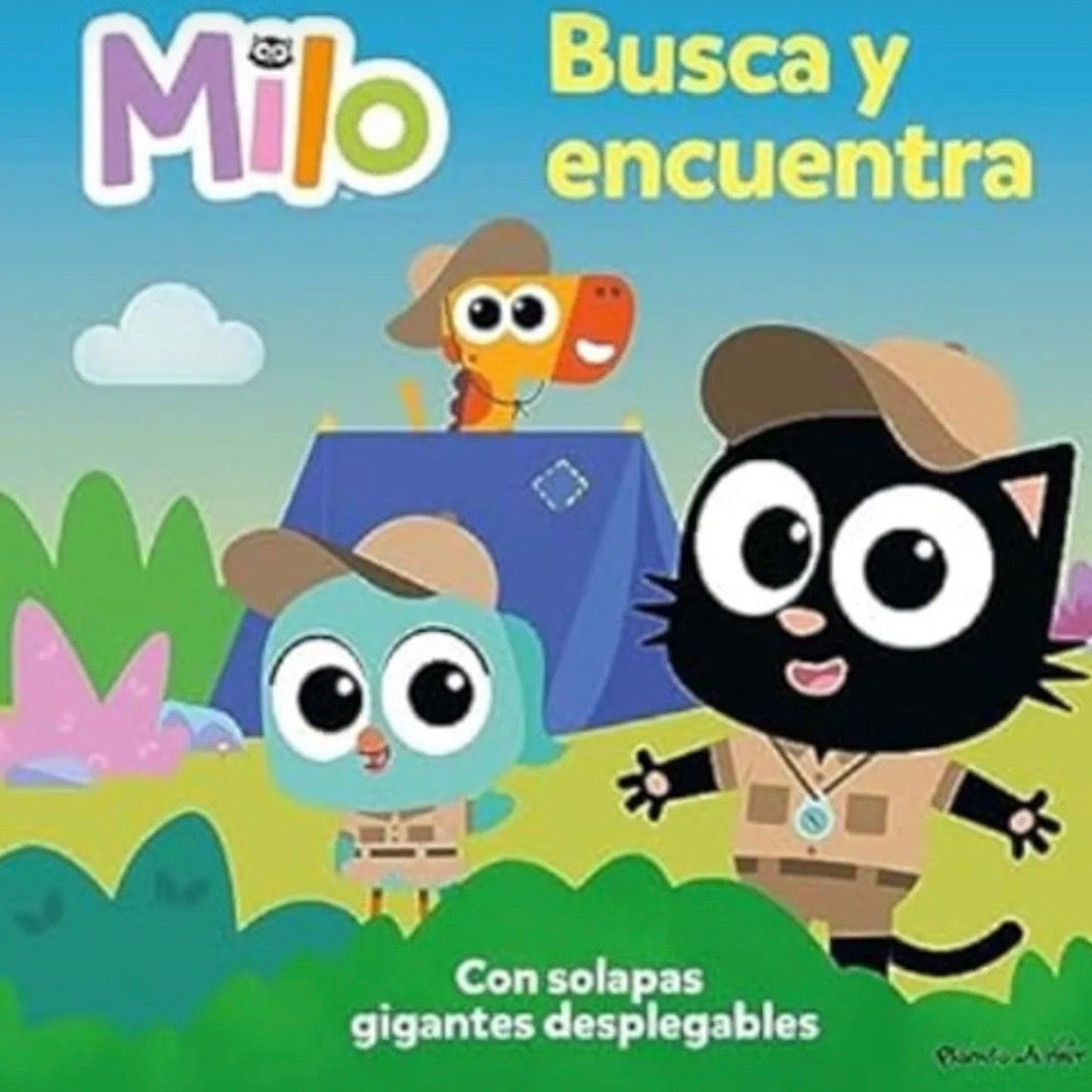 MILO - BUSCA Y ENCUENTRA - CON SOLAPAS GIGANTES DESPLEGABLES