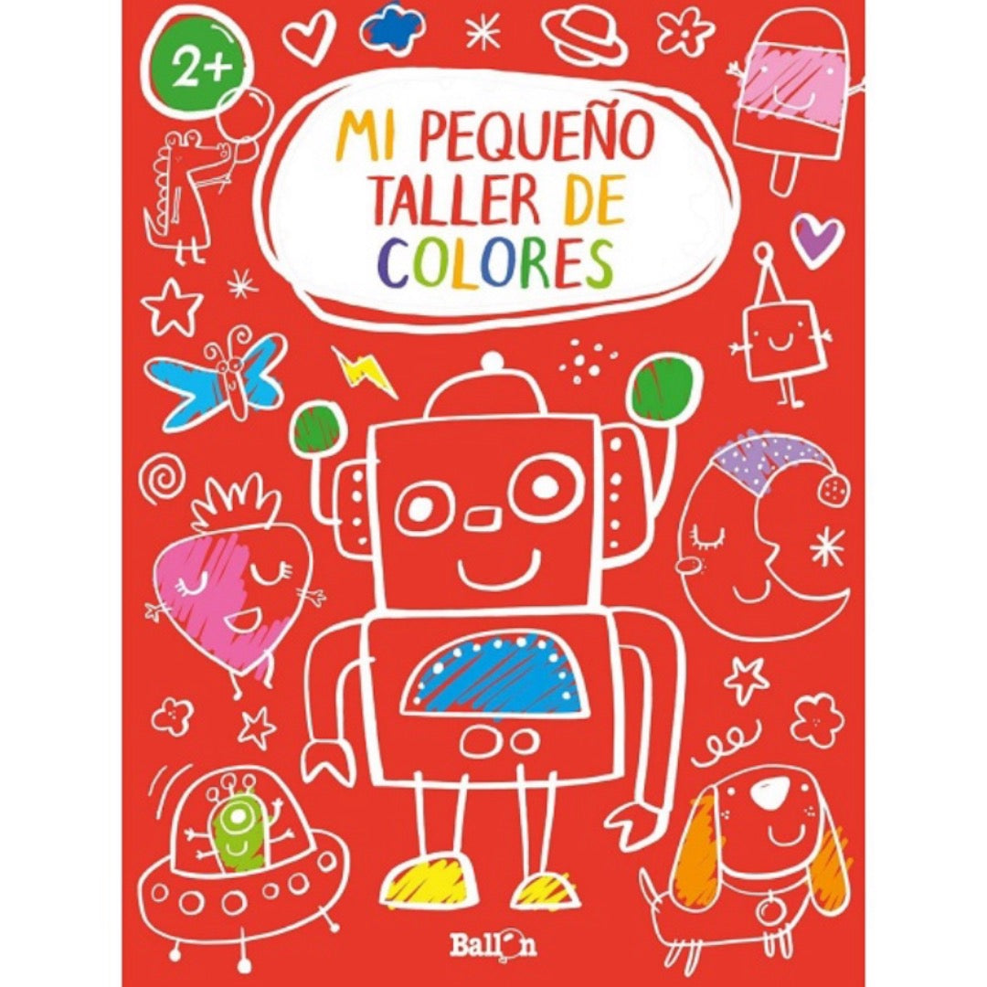 Libro para colorear - Mi pequeño Taller rojo