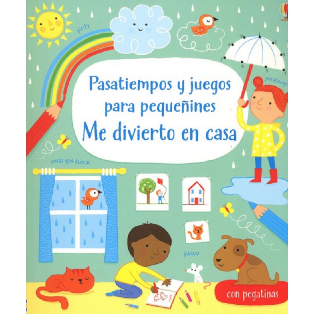 Pasatiempos y Juegos para pequeñines con pegatinas