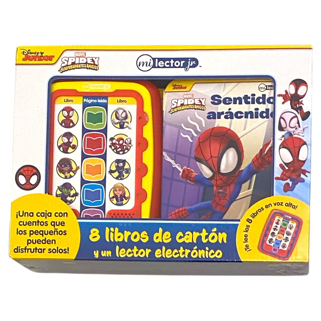 8 libros y un lector electrónico Spidey